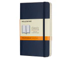Moleskine Classic Pocket Ruled Softcover Notebook - Sapphire Blue