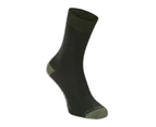 Craghoppers Womens NosiLife Socks (Pack Of 2) (Soft Grey Marl/English Rose Stripe) - CG1045
