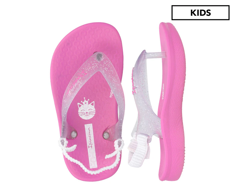 Ipanema Baby Girls' IPA Soft Baby Sandals - Clear/Pink
