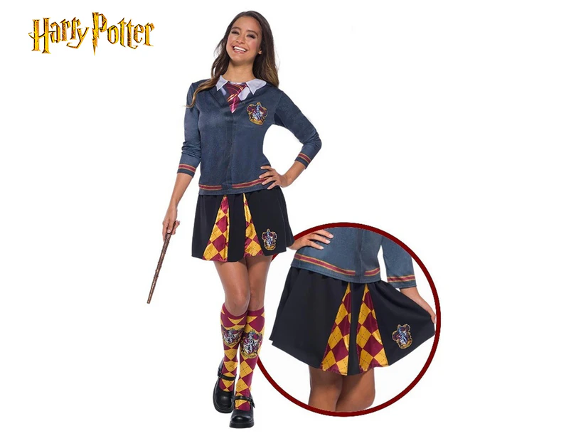 Harry Potter Adult Gryffindor Costume Skirt - Red/Black/Yellow