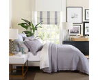Tuplips Lace Grey 100% Cotton Coverlet Bedspread Set