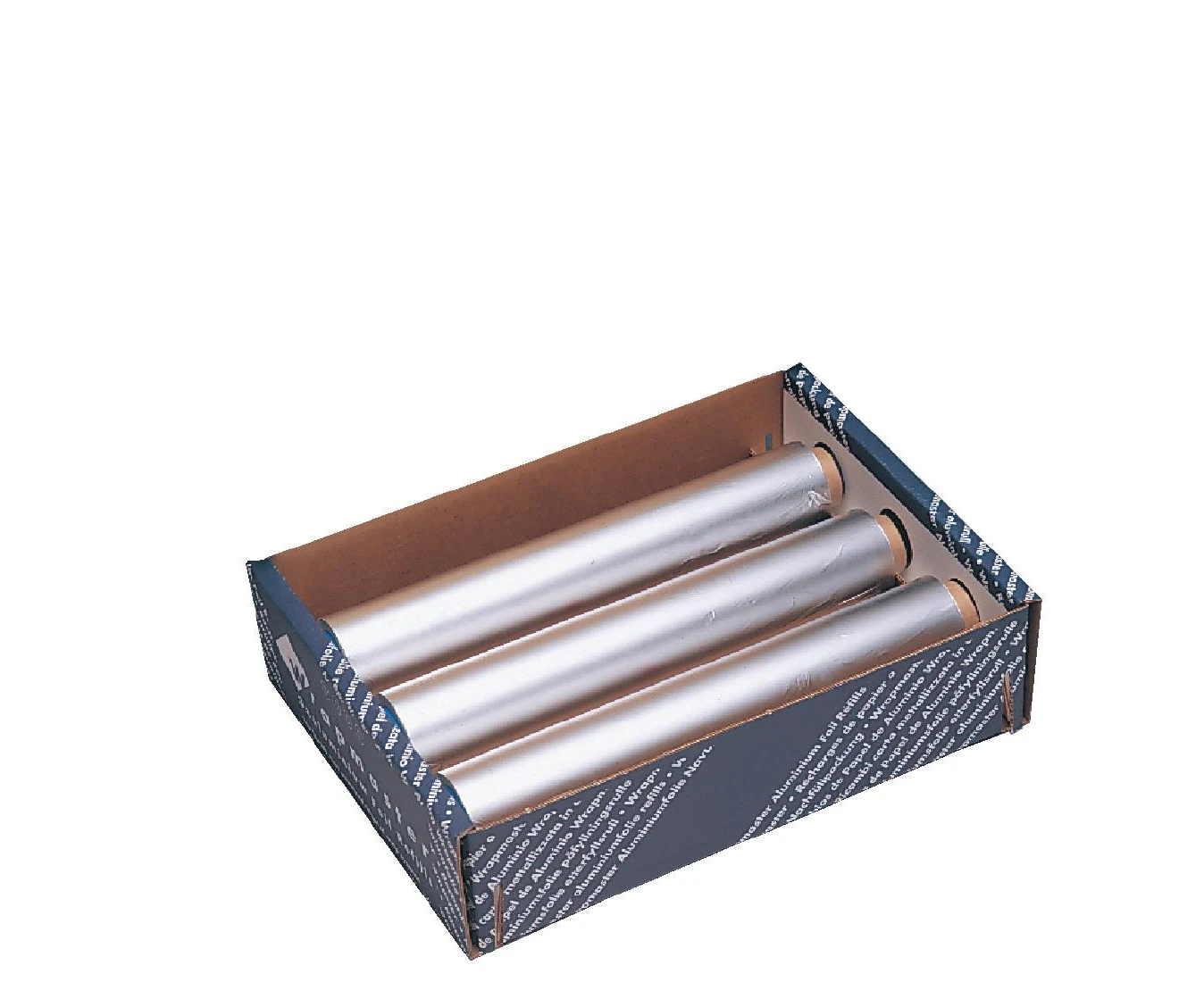 Aluminium Foil Rolls - 45cm x 90 Meters (3 Rolls) - Silver