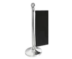 Bolero Ball Top St/St Barrier Post Polished Finish - Silver