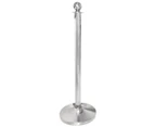 Bolero Ball Top St/St Barrier Post Polished Finish - Silver