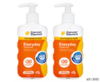 2 x Cancer Council Everyday Sunscreen SPF30 200mL
