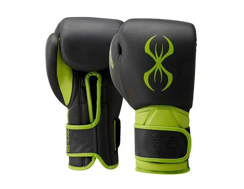 Sting Predator Training Boxing Glove (V) Black & Green