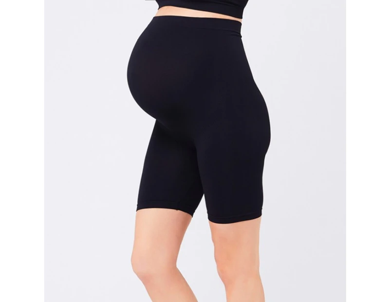 Ripe Maternity Seamless Support Shorts - Black