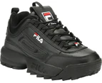 Fila Men's Disruptor II Premium Trainers Black/White/Red