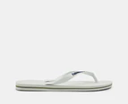 Havaianas Unisex Brasil Logo Thongs - White