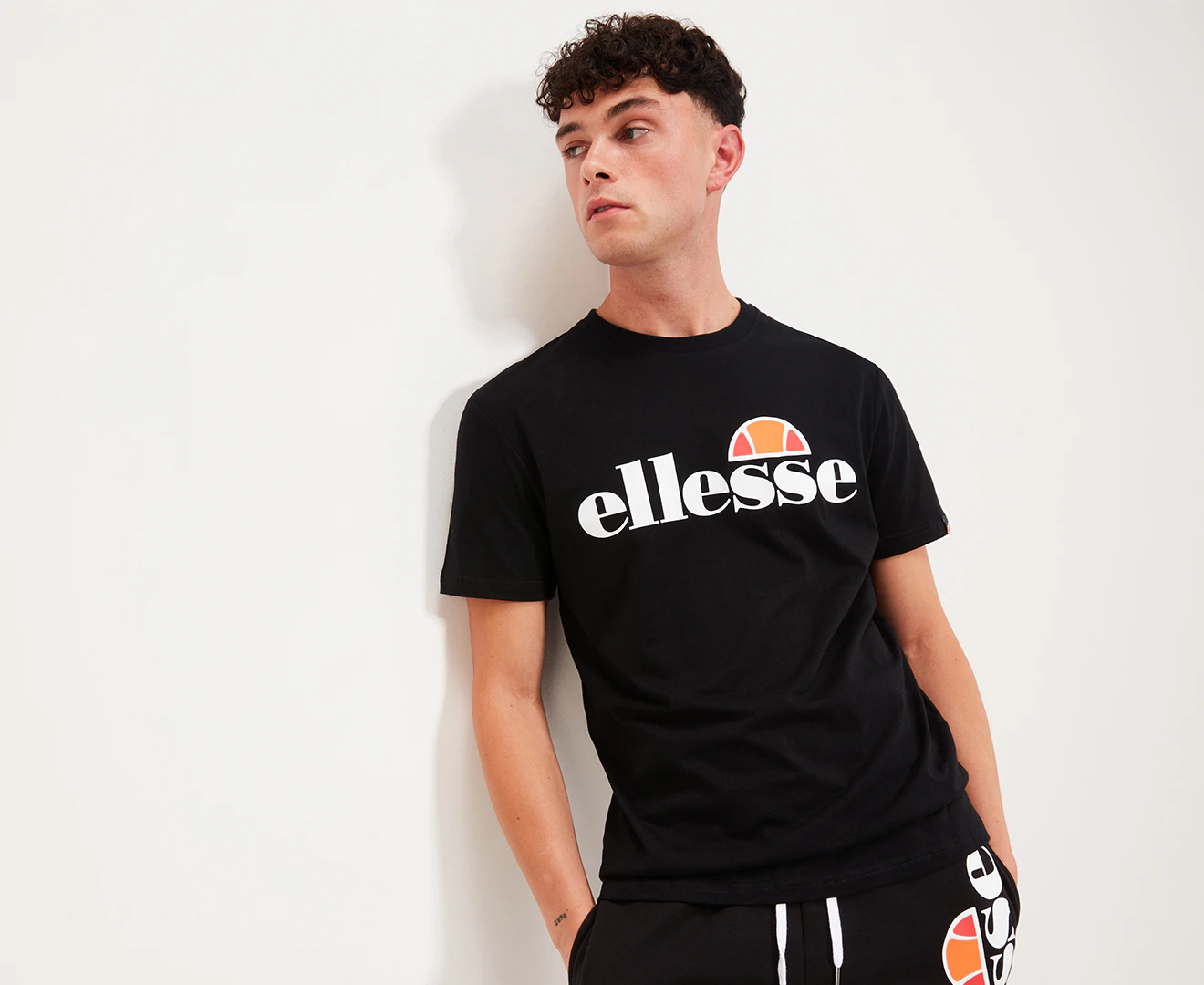 Ellesse Men's SL Prado Tee / T-Shirt / Tshirt - Black