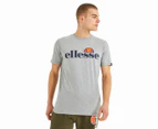 Ellesse Men's SL Prado Tee / T-Shirt / Tshirt - Light Grey Marle