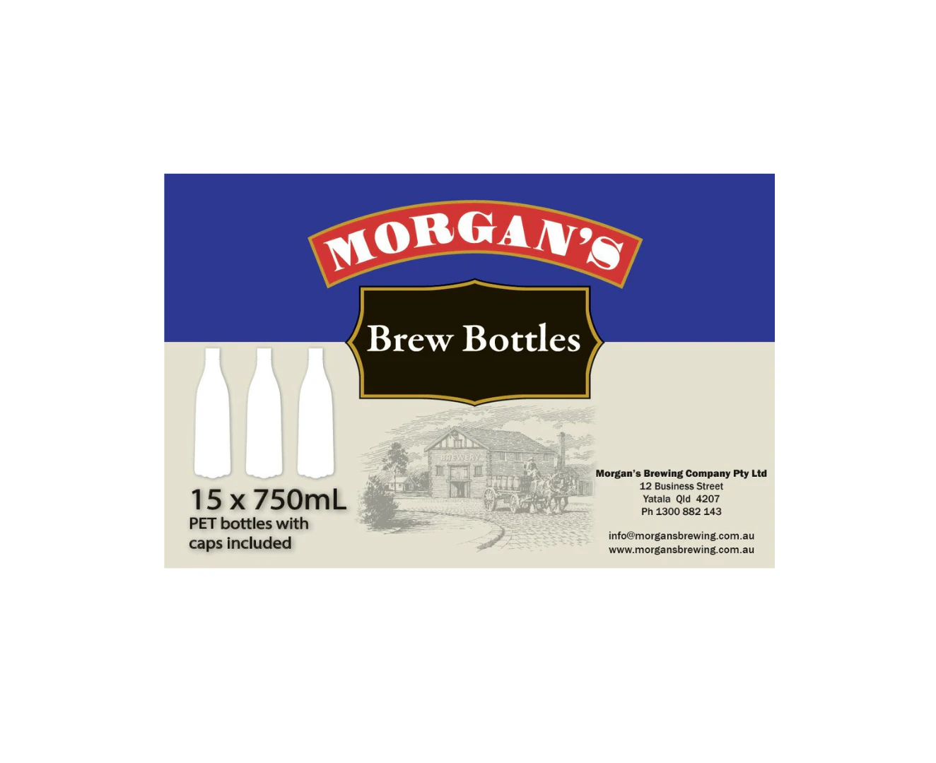 Morgan`s Pet Bottles 15 x 750ml