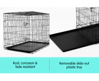 Foldable Steel  Pet Cage Crate Kennel House - 36in