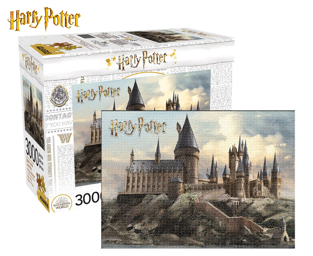 3000pc Aquarius Harry Potter Hogwarts 82x115cm Jigsaw Puzzle Kids Game 14y+