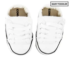 Converse Baby Chuck Taylor All Star Cribster Mid Canvas Shoe - White/White