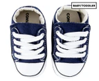 Converse Baby Chuck Taylor All Star Cribster Mid Canvas Shoe - Navy/White