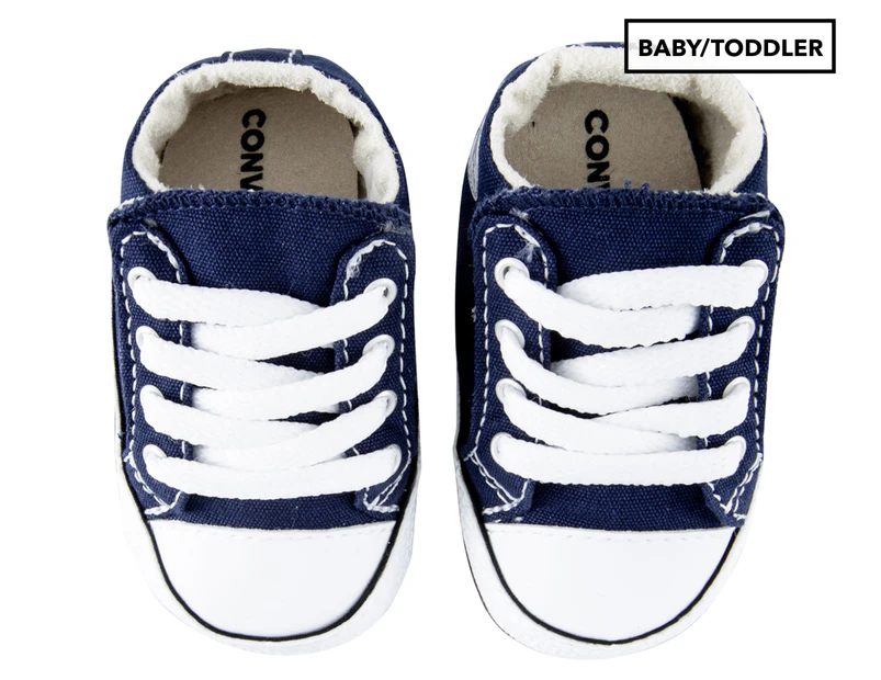 Converse Baby Chuck Taylor All Star Cribster Mid Canvas Shoe - Navy/White