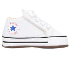 Converse Baby Chuck Taylor All Star Cribster Mid Canvas Shoe - White/White