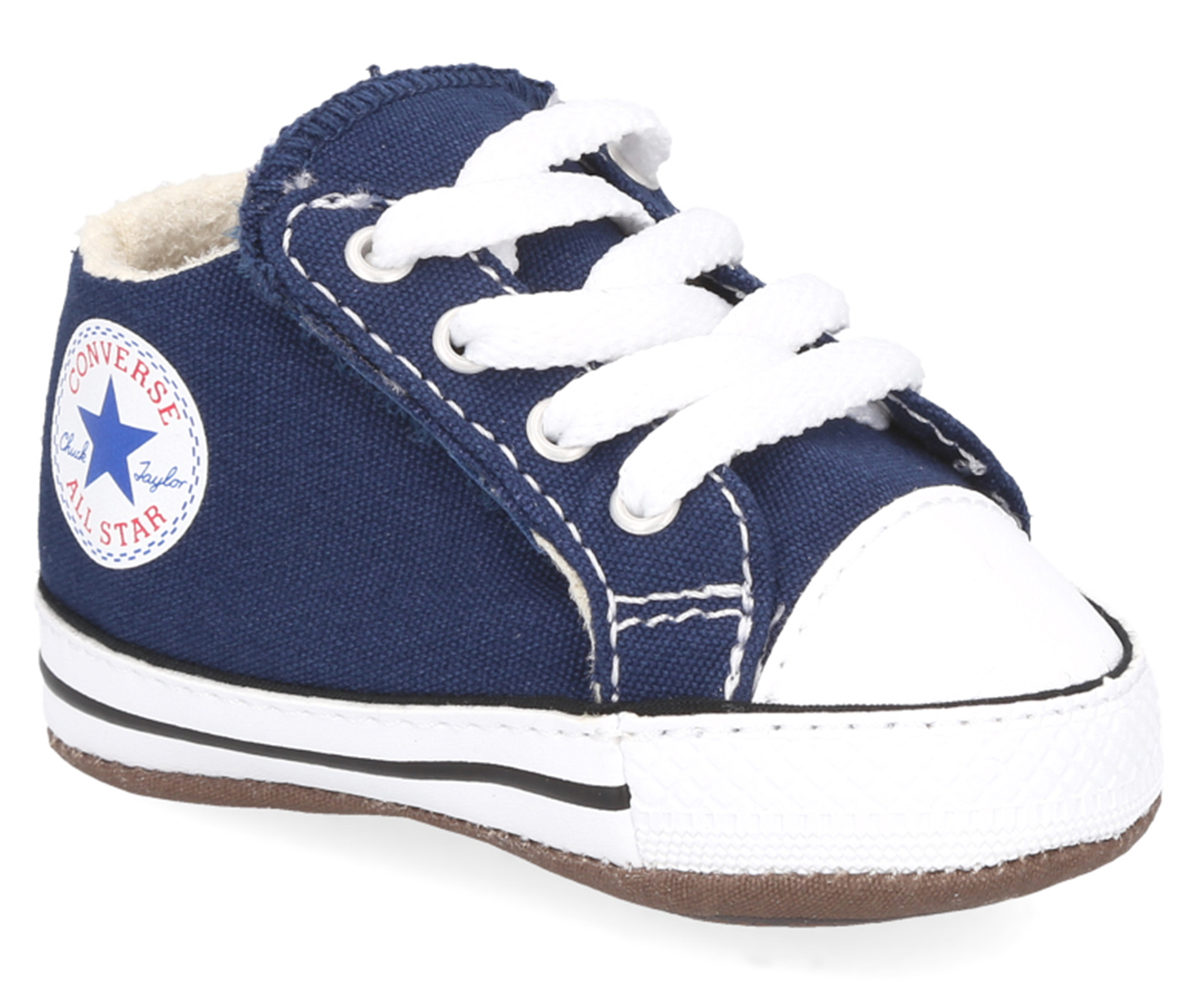 Converse Baby Chuck Taylor All Star Cribster Mid Canvas Shoe - Navy ...