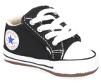 Converse Baby Chuck Taylor All Star Cribster Mid Canvas Shoe - Black/White