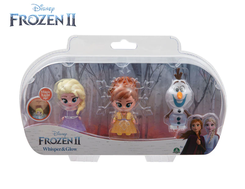 Frozen 2 Whisper & Glow 3-Piece Mini Doll Set