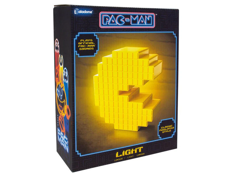 Pac-Man Pixelated 3D Light