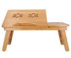 Carter Deluxe Bamboo Laptop Table