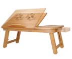 Carter Deluxe Bamboo Laptop Table