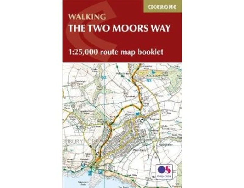 Two Moors Way Map Booklet - Paperback