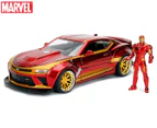 Marvel Avengers Iron Man & 2016 Chevy Camaro SS Metals Die Cast Car