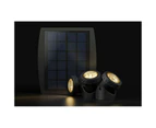 Solar Spot Light with Spike Functional and Decorative 200 Lumens Cool White Spot Light with Adjustable Lighting Angle