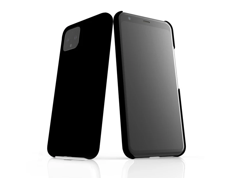 For Google Pixel 4 Snap Case Lightweight Protective Slim Cover Black