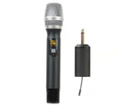 Wireless Karaoke Microphone 25 Channel UHF Wireless Microphone Dual Microphone w/ Receiver 1/4" Output, for Church Home Karaoke Business