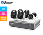 Swann SWDVK-84580V2D4FB-AU 6-Camera 8-Channel 1080p Full HD DVR Security System