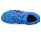 ASICS Grade-School Boys' Patriot 11 Running Shoes - Electric Blue/Speed Red