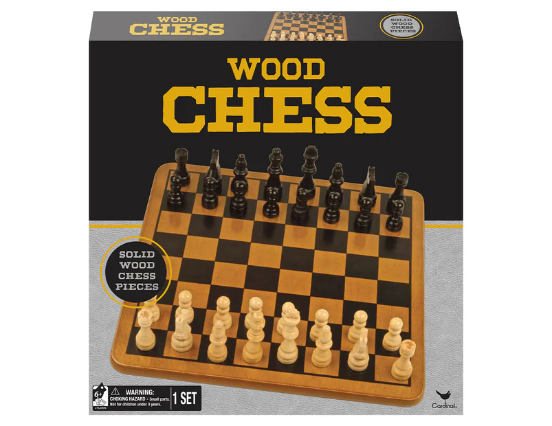 Cardinal Wooden Chess Set Wood
