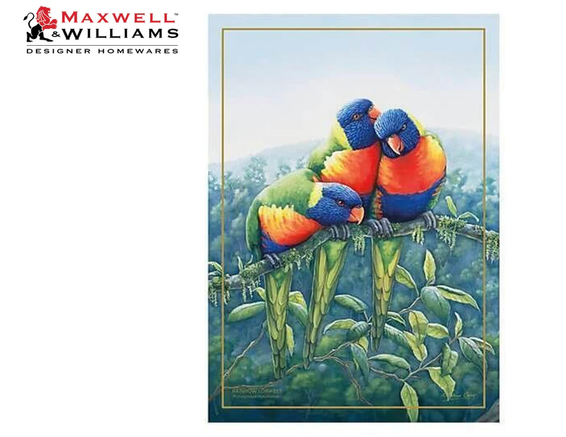 Maxwell Williams 50x70cm Birds Of Australia 10 Year Anniversary Tea Towel - Lorikeet