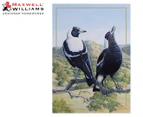 Maxwell Williams 50x70cm Birds Of Australia 10 Year Anniversary Tea Towel - Magpie
