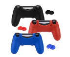 PS4 Handle Silicone Sleeve Ps4 Silicone Protective Cover Handle Cover Ps4 Handle Sleeve Send Rocker CapBLACK