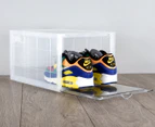 6 x Ortega Home Shoe/Sneaker Display Box - Clear