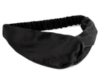 Gioia Casa Women's Silk Twist Headband - Black