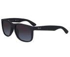 Ray-Ban Justin RB4165 Sunglasses - Matte Black/Grey