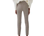 Zara Women Checked high waist leggings 9815/222
