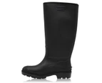 Dunlop Kids Wellington Junior Boots Boys Waterproof Calf Height Footwear New - Black