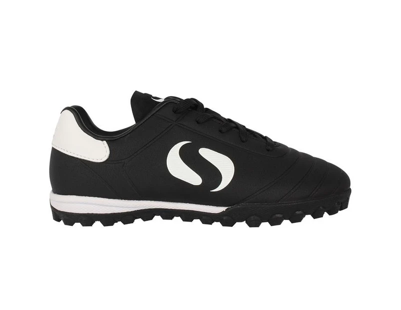 Sondico Kids Strike Childs Astro Turf Trainers Sneakers Football Boots Studs - Black/White