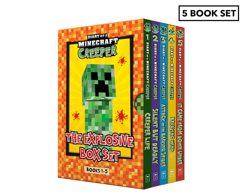 Diary of a Minecraft Creeper: The Explosive Box Set Books by Pixel Kid