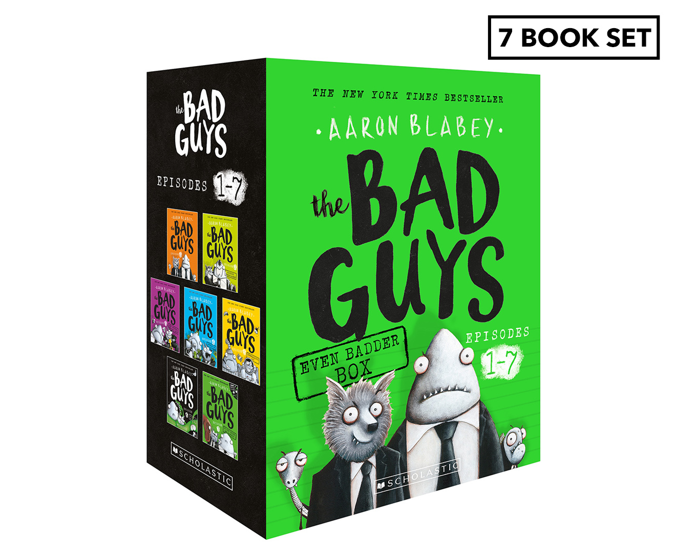 Bad Guys 1-7 Even Badder Box Book Set by Aaron Blabley | Catch.com.au