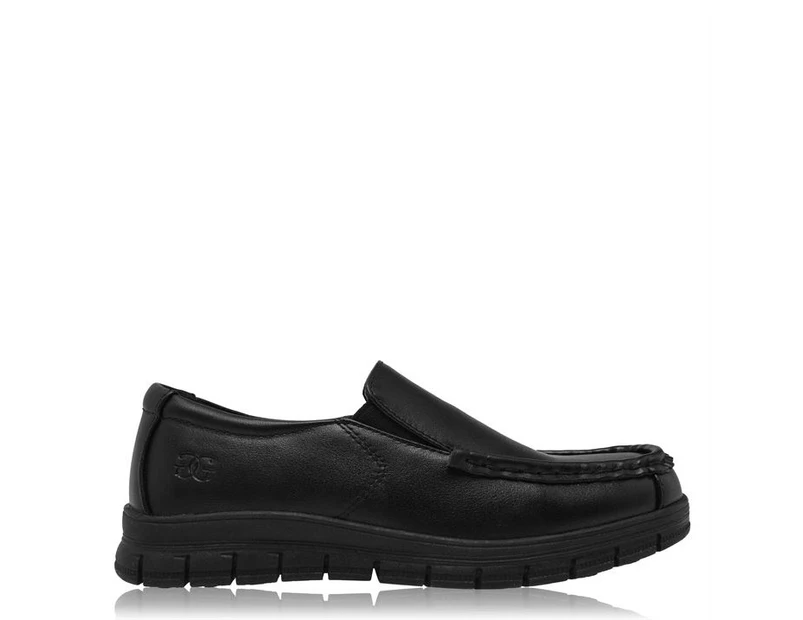 Giorgio Kids Bexley Slip Childrens Boys Shoes Casual Everyday Footwear - Black