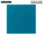 NAGA 45x45cm Magnetic Glassboard - Aqua Green