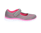 Caravelle Womens Sporty Casual Shoe (Grey/Fuschia) - FS6600